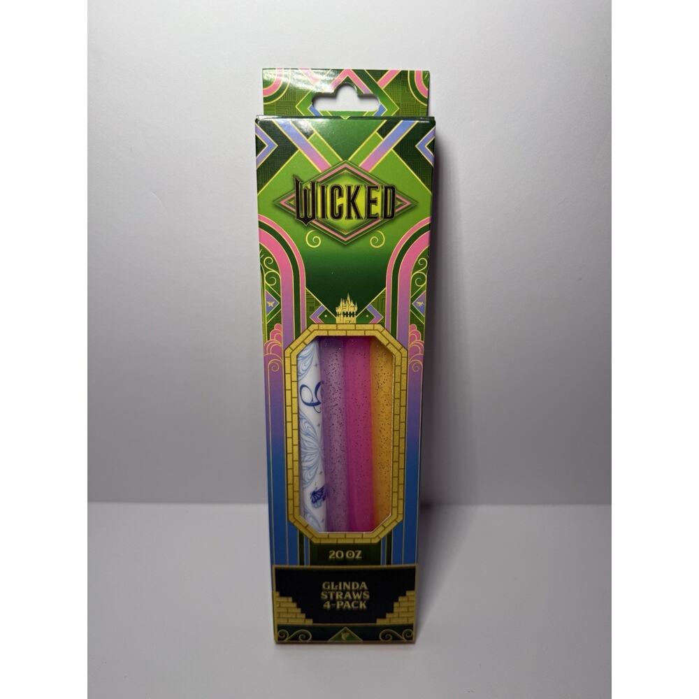 Stanley X Target WICKED GLINDA 20oz Quencher Tumbler BNWT + CharCharms Straws - Picture 2 of 3